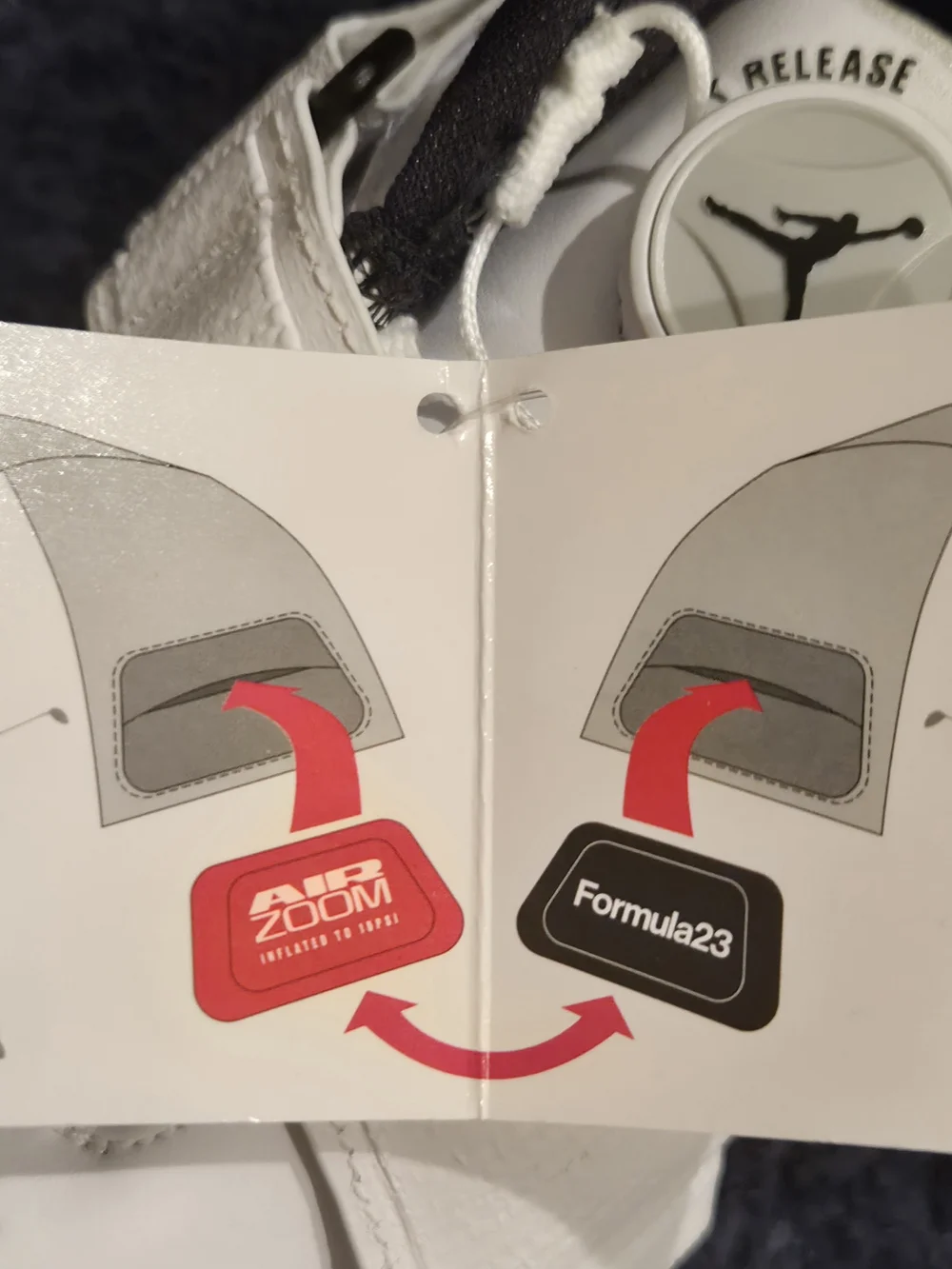 Jordan Air Rev Golf Shoes Size 5 White Black Pink FV6338-104 NEW NWT